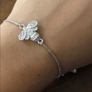 Bracelet Zirconia Bee 🐝 Silver